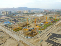 蘭州恒大山水城項(xiàng)目D、E地塊土石方工程施工